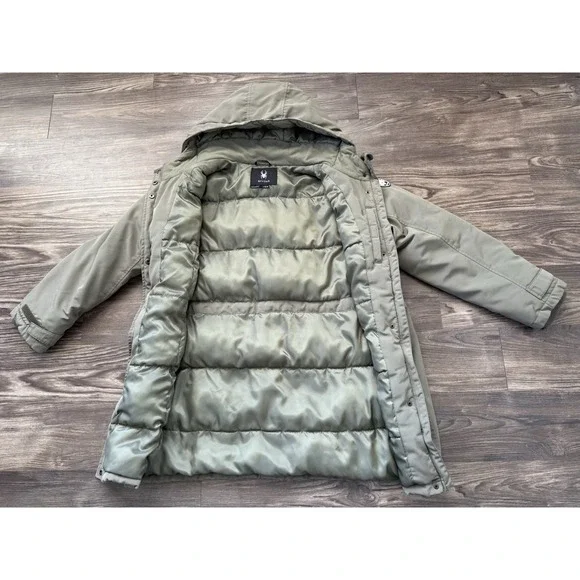 Spyder Olive Green Ski & Snow Jacket - Picture 6 of 16